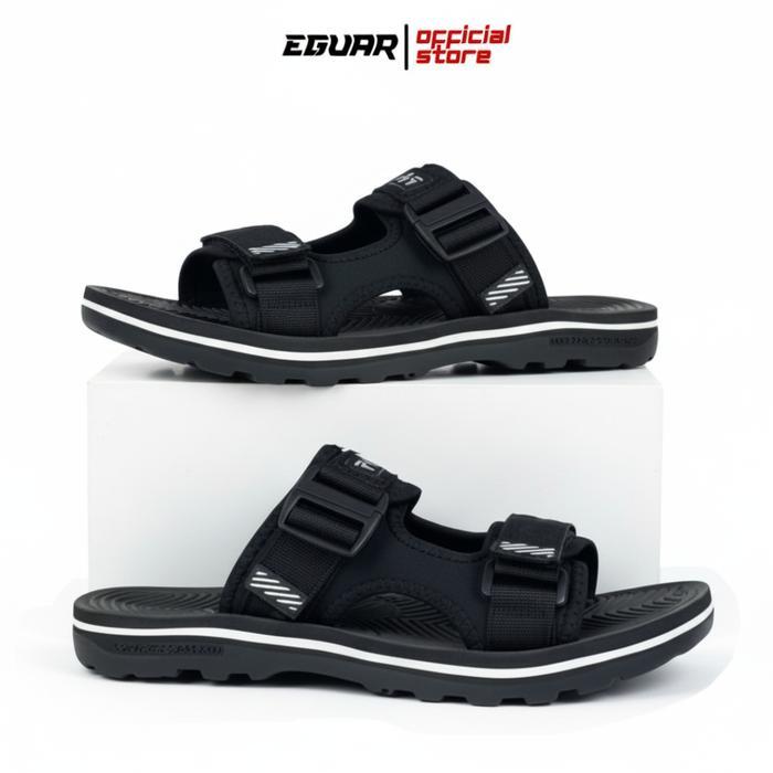 EGUAR Power & Durable Sandal Gunung Slop Adventure Pria Wanita Terbaru Bahan Karet Anti Licin - hita