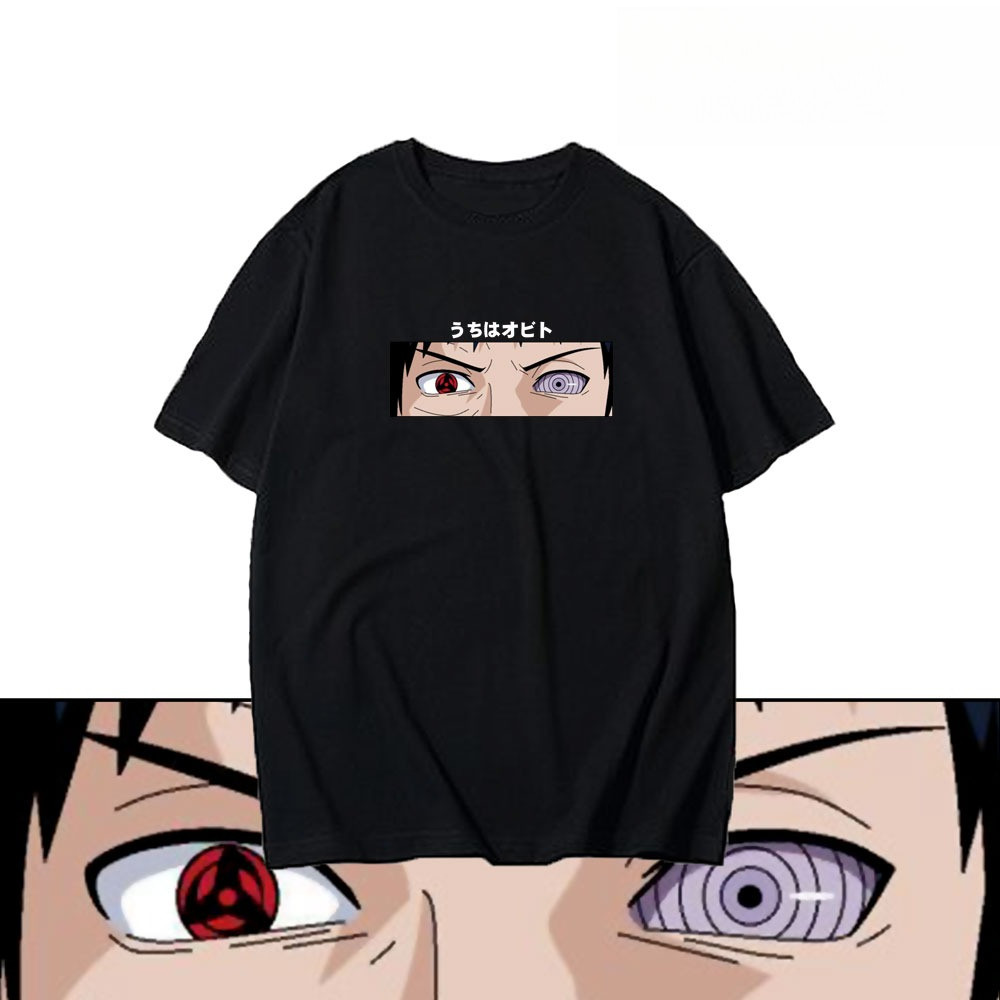 Kaos Uchiha Obito / T-shirt Obito Tobi Anime Naruto Shippuden