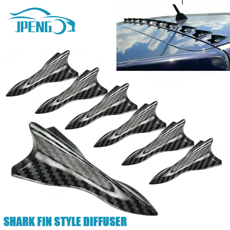 Car Roof Shark Fin Style ffuser Spoiler For BMW W211 W204 E36 E46 E92 Accessories Au A3 Passat B8 Te