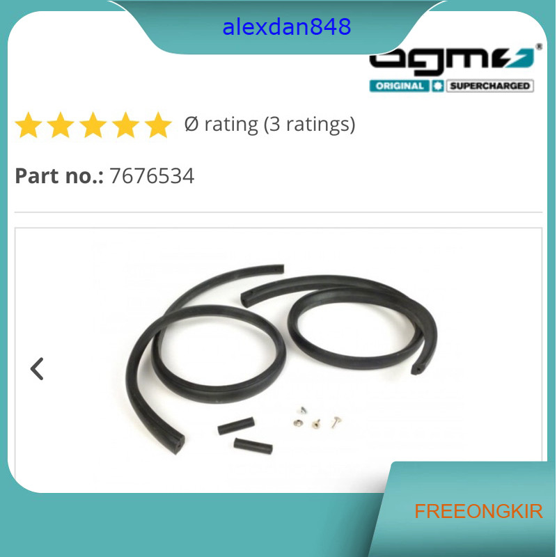 karet tepong vespa px excel ps exclusive original