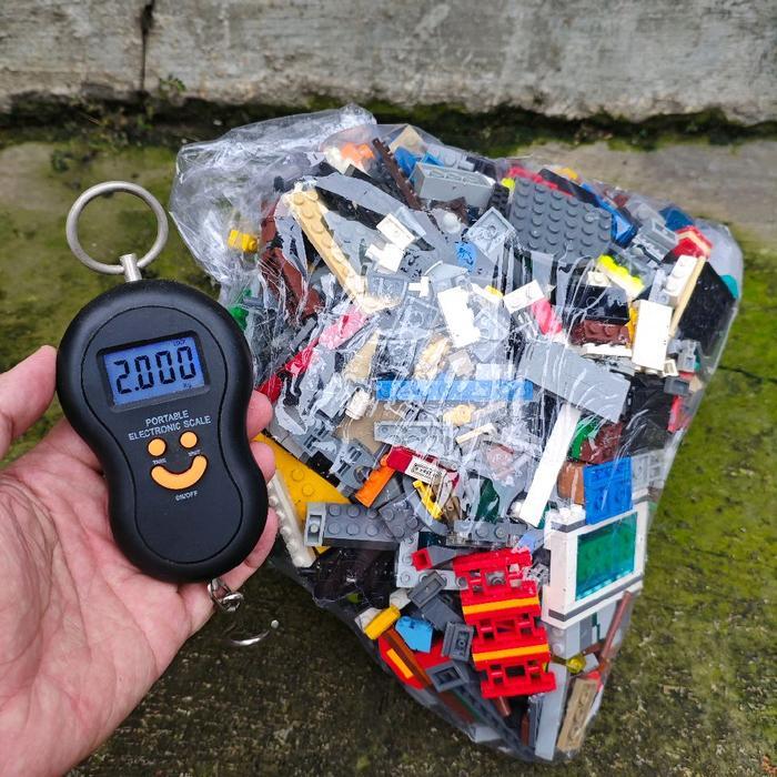 Mainan Part Lego Curah 2 kg Kilo Original Brick Cocok Tempat Wahana Bermain Sekolah Anak 2ND