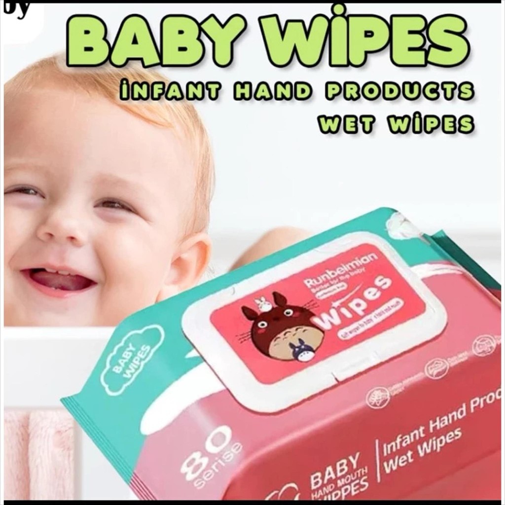 SACA Tissue Basah Bayi Newborn 80 Lembar Ganti Popok Diapers Anak Baby Wet Wipes Perlengkapan Bayi T