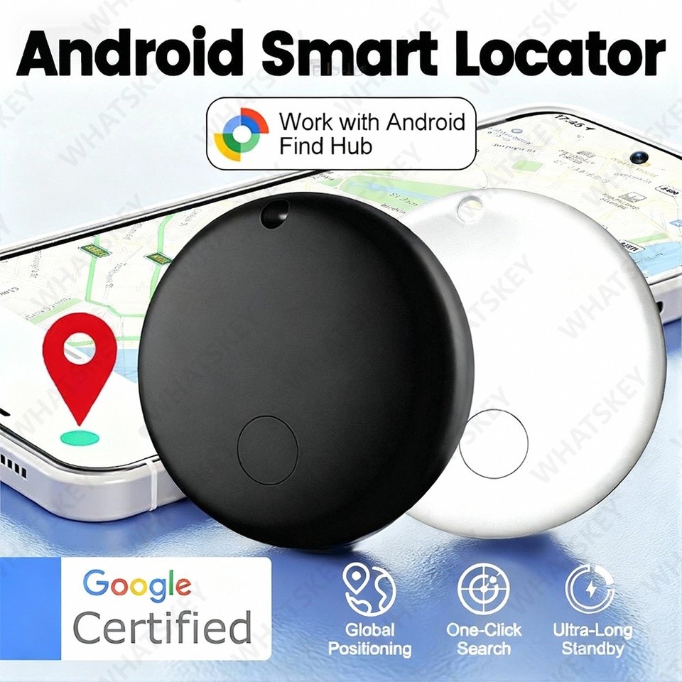 Bluetooth Tracking Tag Android Google Find Hub Location Portable GPS Tracker Anti-Lost Alarm GPS Loc