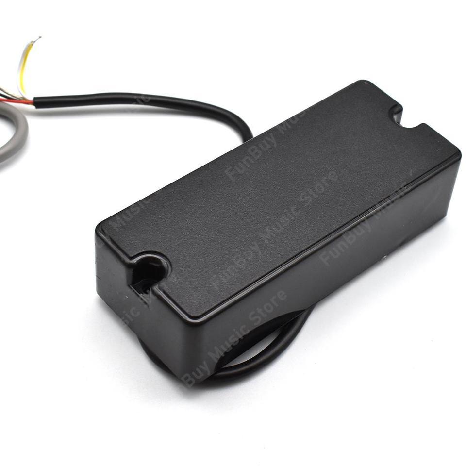 456String Sealed Soapbar 2Hole Bass Guitar Pickup 5 String Double Coil Humbucker Pickup Ceramic Magn