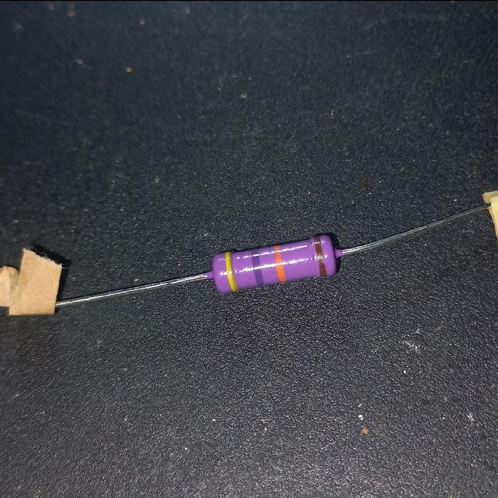 resistor 47k 3w ungu zero original japan R 47kilo 3 watt w 3watt 47 k kilo 3wat watt 3wat 1