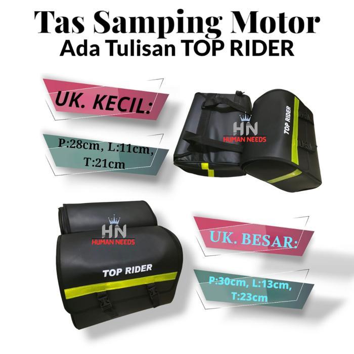 Top Rider Sidebag/Tas Bagasi Samping Motor/Tas Bagasi Motor Kiri Kanan - Kecil