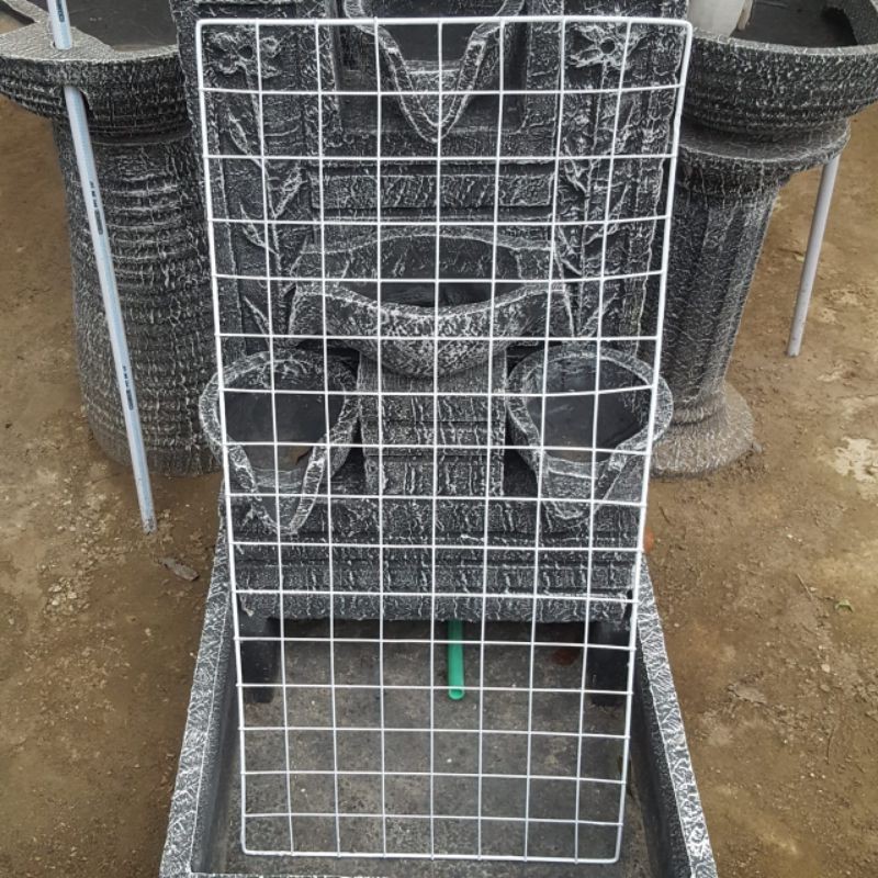 Wony Store - Rak Besi Putih 95x45cm Vertical Garden
