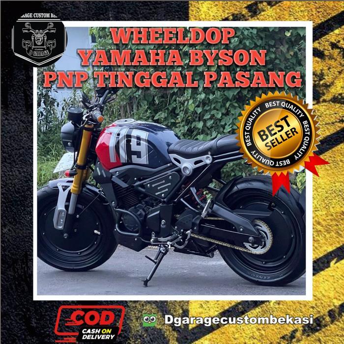 WHEELDOP YAMAHA BYSON cc TUTUP VELG WELDOP WHEEL DOP MOTOR CUSTOM - BELAKANG