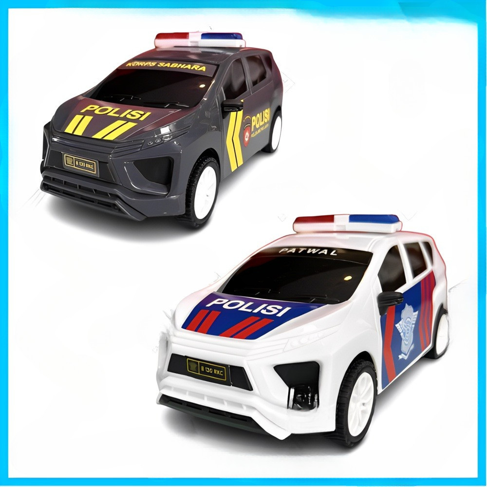 KKL MAINAN MOBIL POLISI PATWAL XPANDER RKC02171-2 MAINAN KENDARAAN MOBIL DINAS POLISI LALULINTAS POL