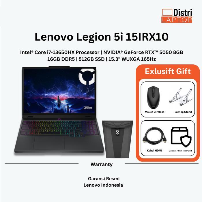 LENOVO Legion 5i 15IRX10 Intel Core i7 RTX 5050 RAM 16GB 512GB SSD 15.3" 165Hz - 16GB