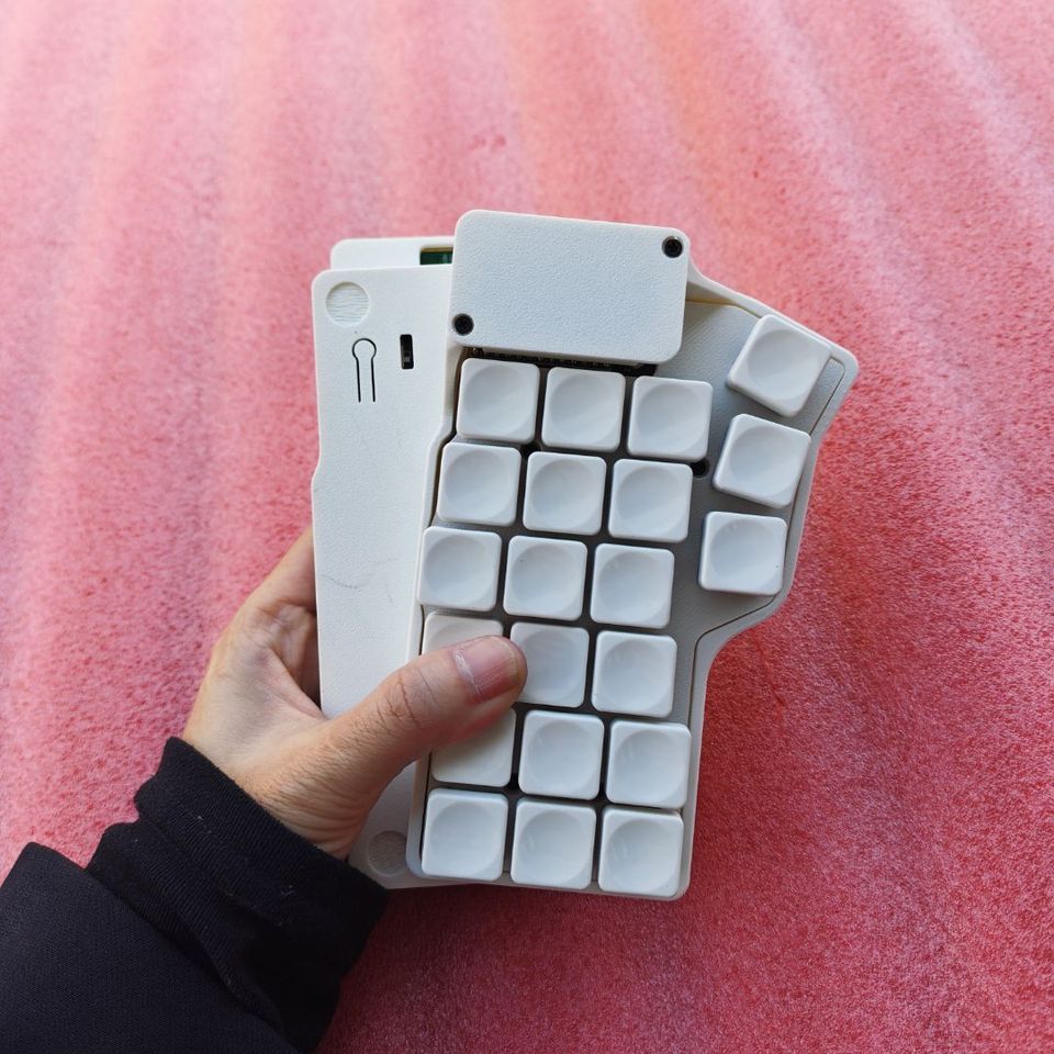 NEW Corne V4.1 SplitKeyboard Kit Custom Hot Swap Wireless Bluetooth ZMK DIY Touchpad Mouse 500mA Bat