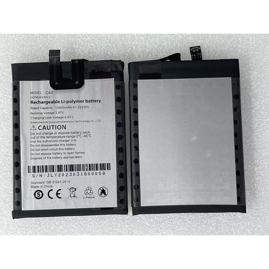 New cubot kingkong 9 phone battery Cubot C40 10600MAH 3.87V for cubot kingkong 9 Smartphone Battery