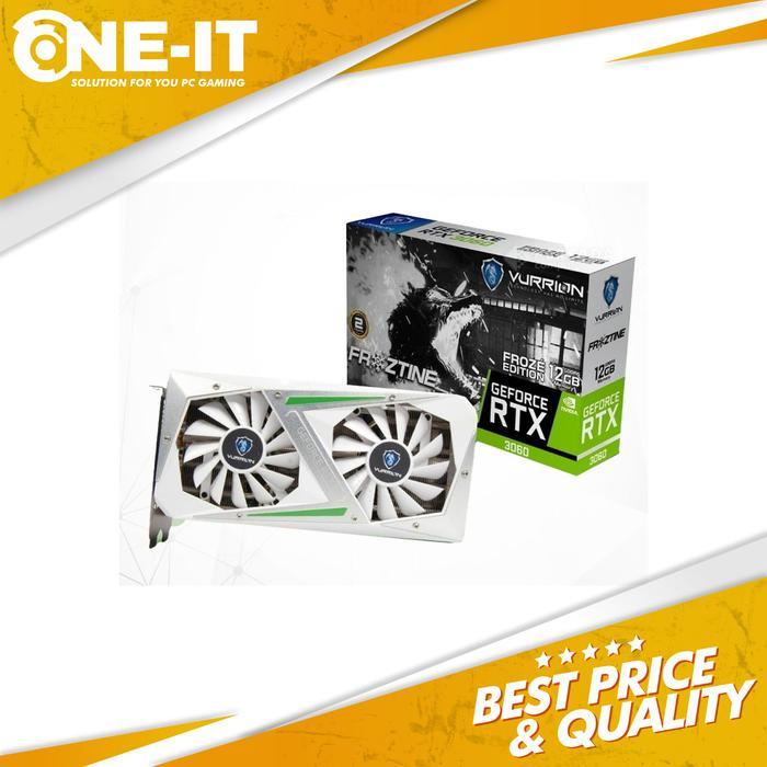 VGA VURRION GeForce RTX 3060 12GB FROZTINE GDDR6 192-bit Dual Fan Backplate