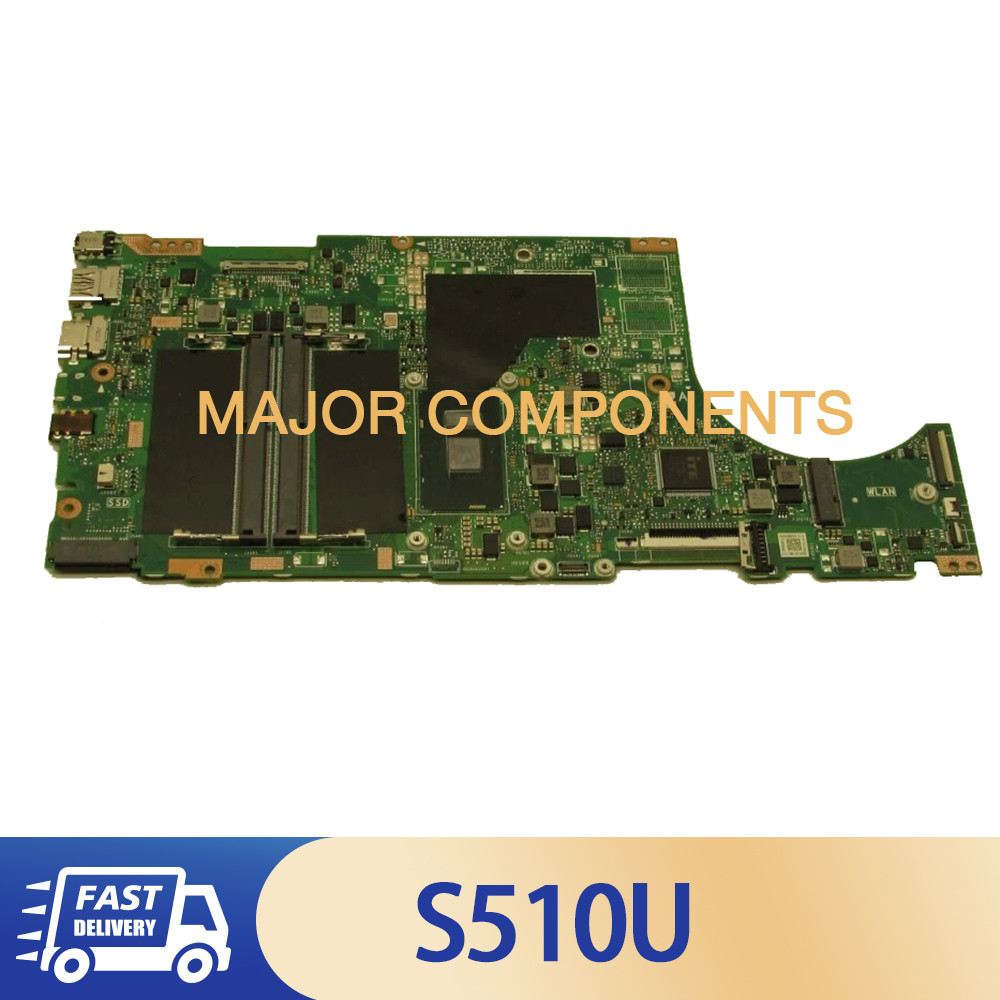 X510UQ S510 For Asus VivoBook S510U PC Motherboard Intel Core i3-7100U UMA DDR4 Laptop Mainboard