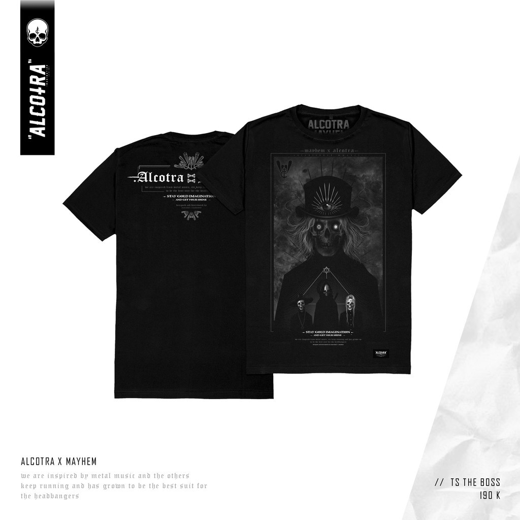 Ts The Boss // T-Shirt The Boss Alcotra // Kaos Alcotra Kaos Pria