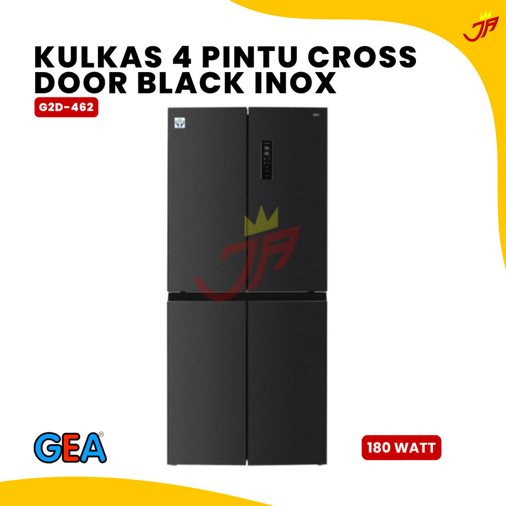 GEA Kulkas Rumah Tangga GEA Type G4D-462 INOX / Kulkas 4 pintu GEA G4D 462 Inox