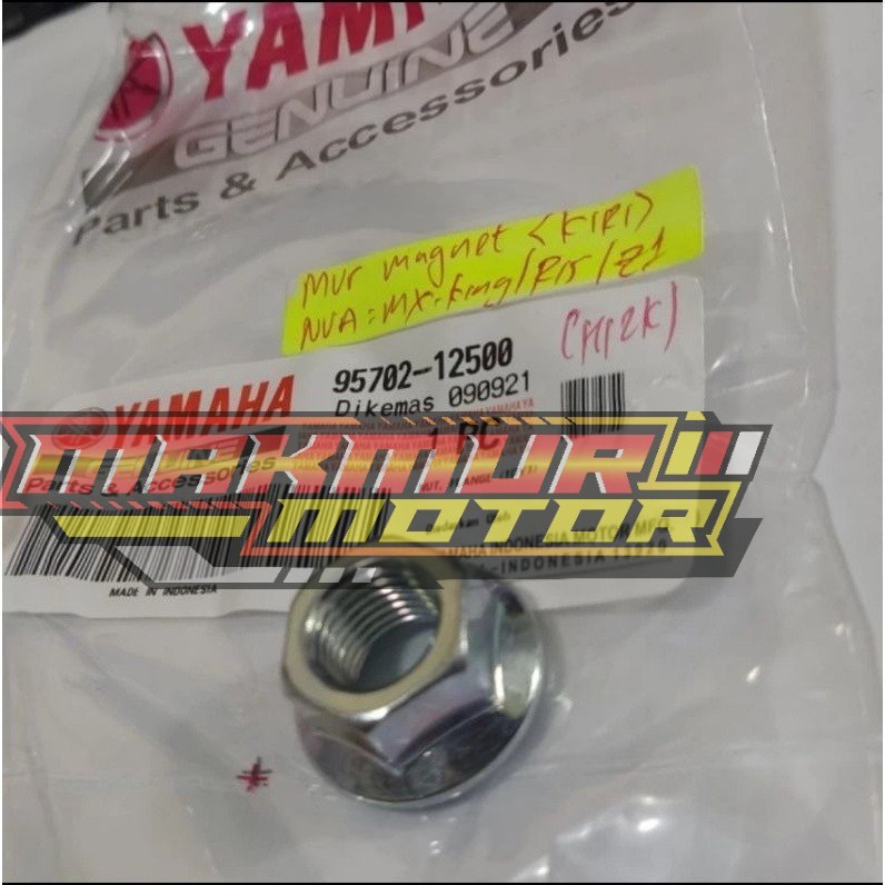 NUT FLANGE 95702-12500 MUR MAGNET JUPITER Z1 MX KING R15 VVA V3 PART ORIGINAL YAMAHA