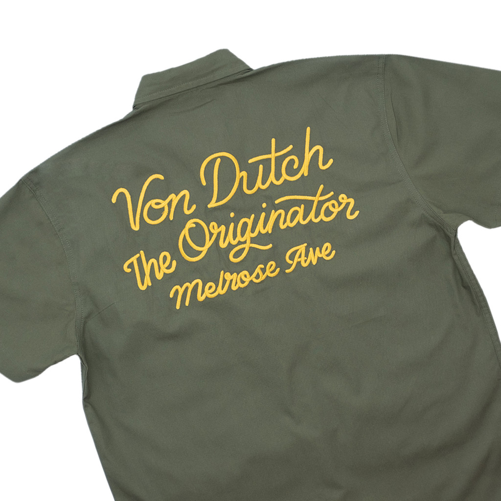 Von Dutch Workshirt 1666 Army Green