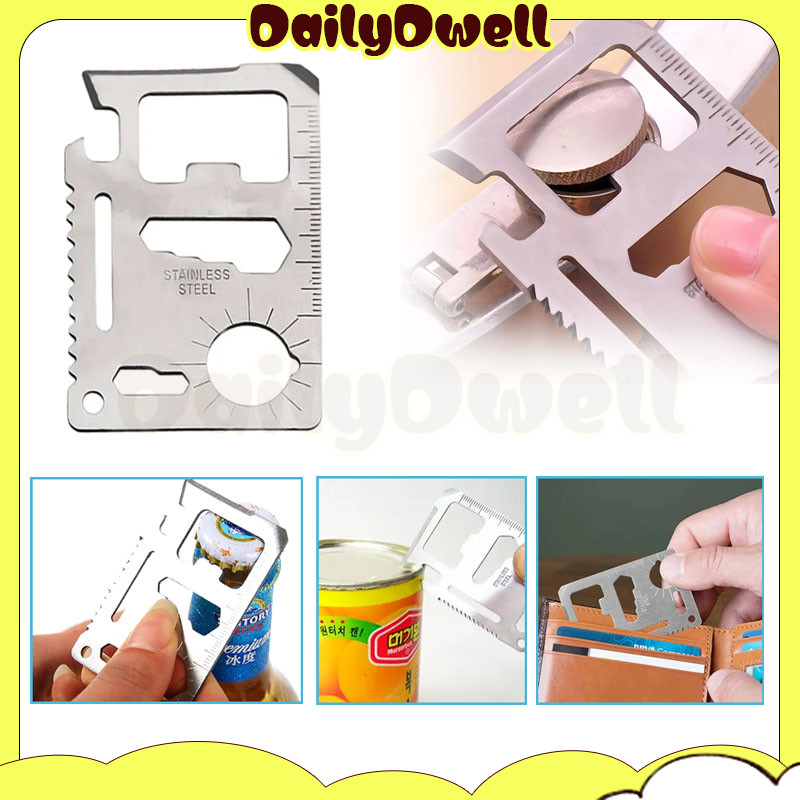 4pcs tool credit card pocket tool /solid wallet edc all purpose credit card sized pocket tool/surviv