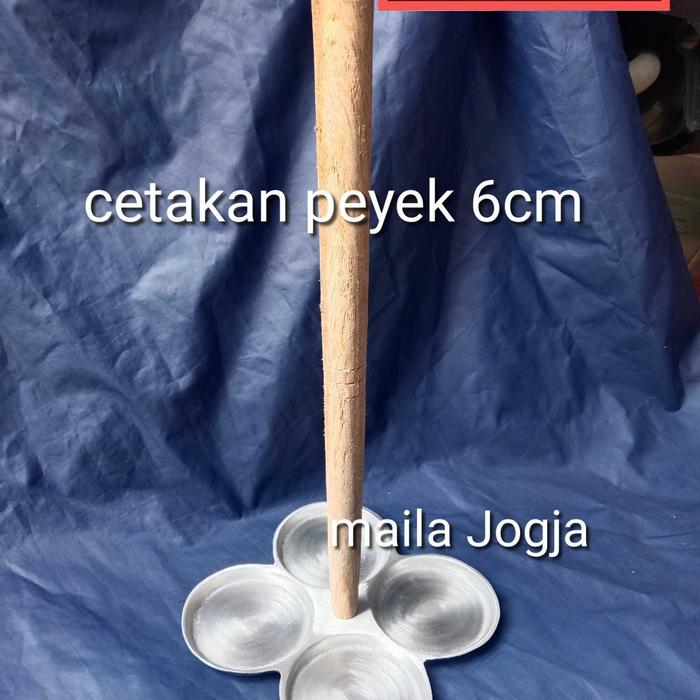 Cetakan peyek mini isi 4 tebal rempeyek lempeng