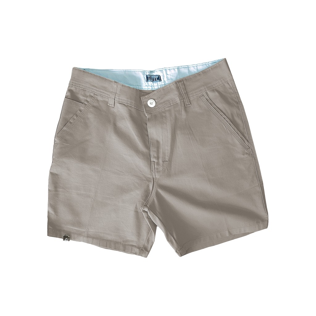 Rei Fashion - CELANA PENDEK CHINOS PREMIUM PRIA TAUPE