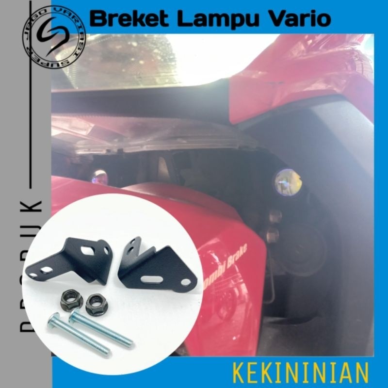 COD Bracket Lampu D2 Laser Vario New 125 150 Dudukan Lampu Tembak Vario