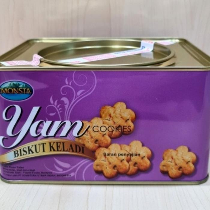 yam cookies biskuit keladi - pink