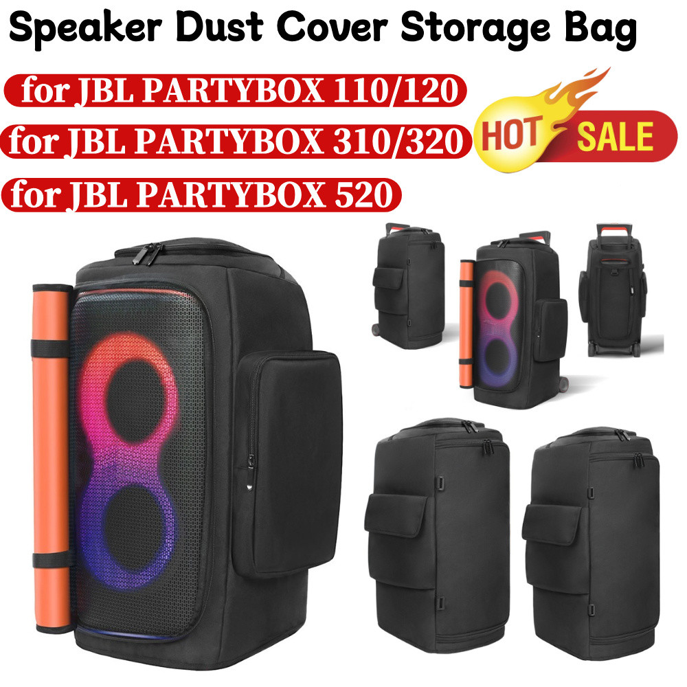 Speaker Dust Cover with Mic for JBL PARTYBOX 520 Pocket Waterproof Padded Speaker Protective Cover f