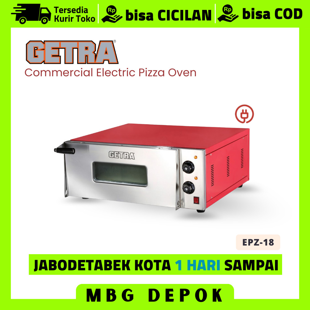 Oven Pizza Electric Getra EPZ-18 Oven Listrik Komersial Pizza Oven Garansi Resmi
