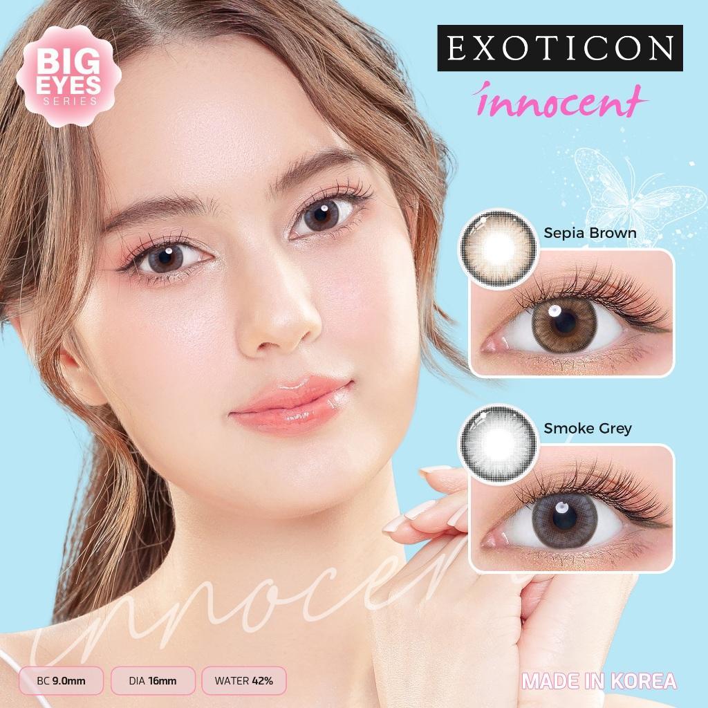 [BIG SALE] Exoticon Softlens Innocent Series Innocent Grey Normal