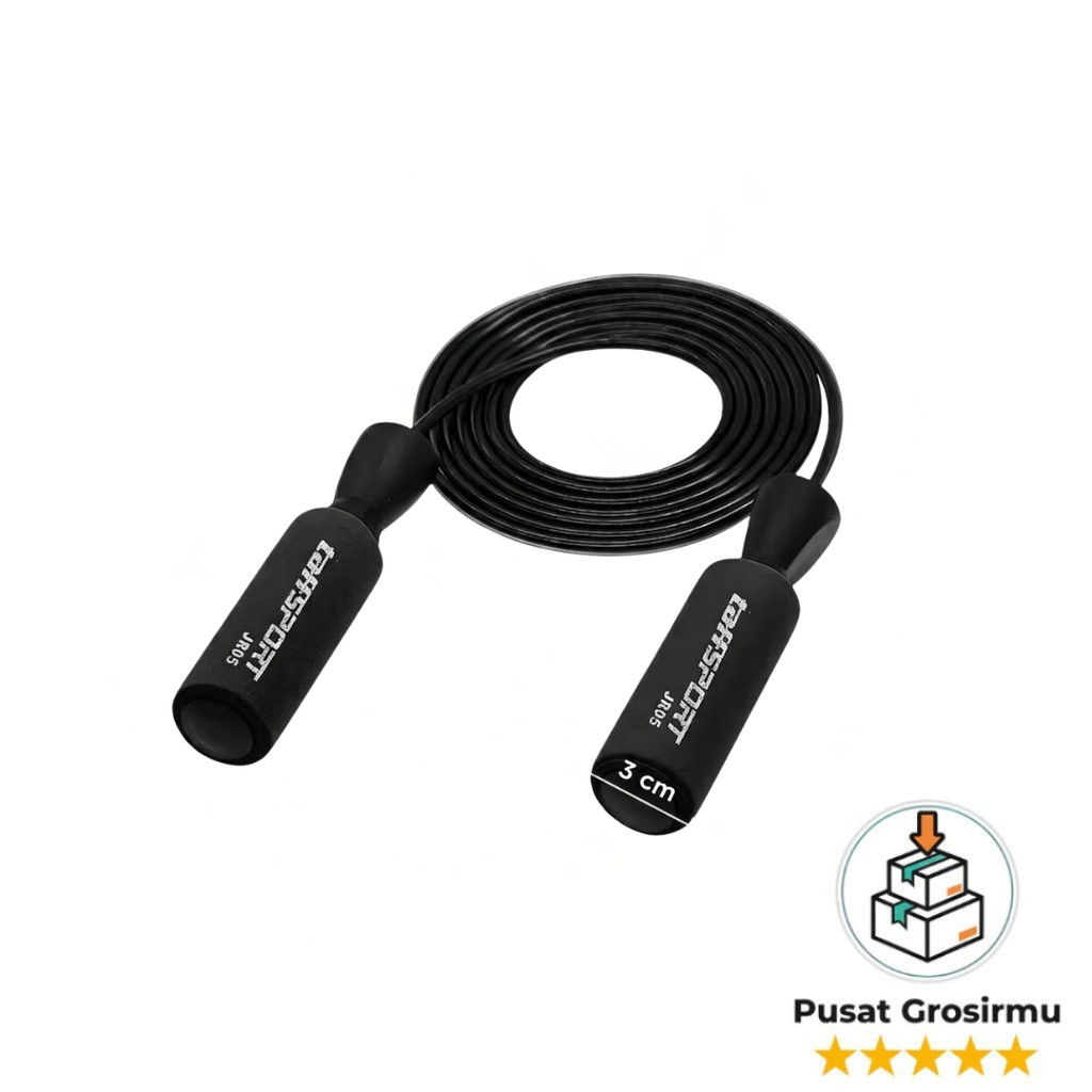 Jump Rope High Speed Adjustable - Tali Skipping Atletik Tanpa Kusut
