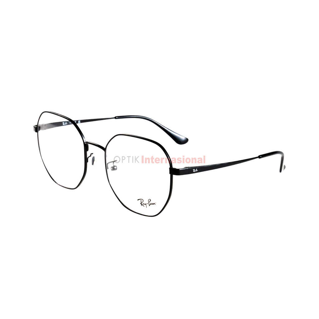RAYBAN RB6482D C2509 Kacamata Frame Round Metal Desain Klasik Elegan