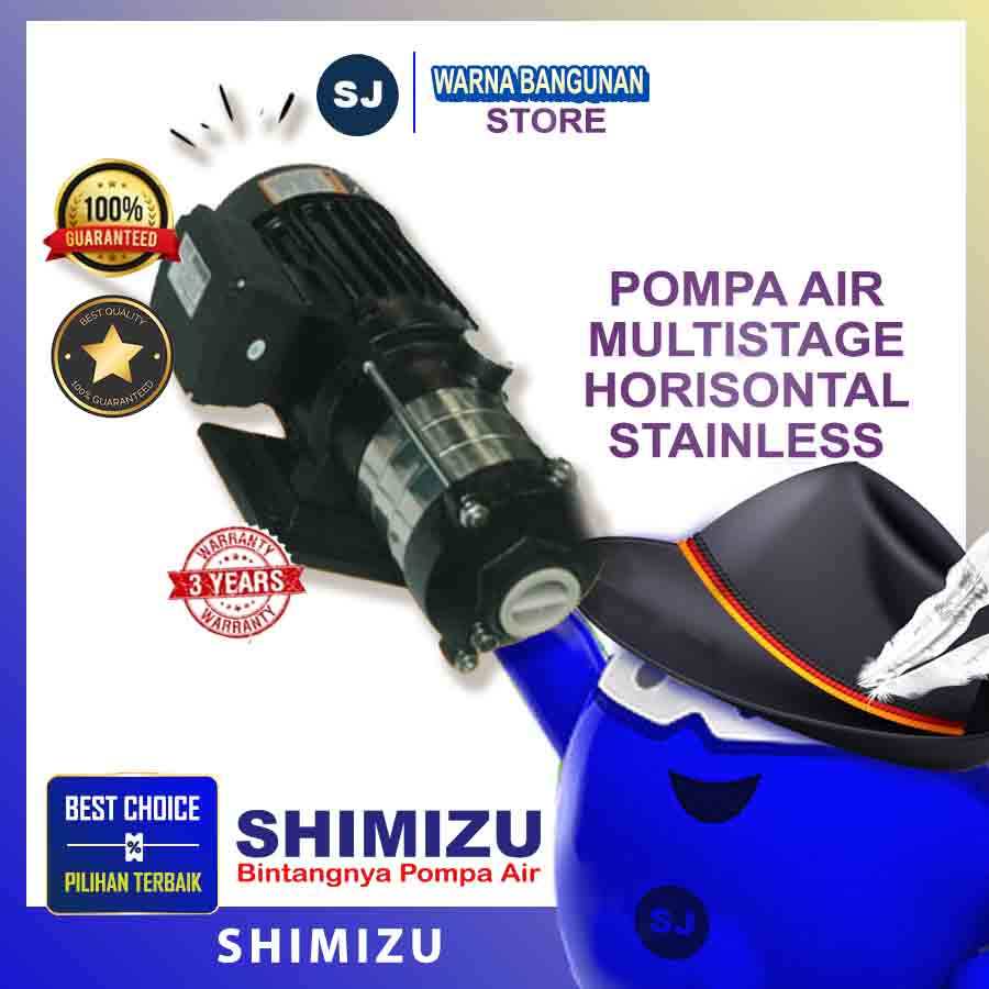 SHIMIZU BWJT 2-4 POMPA AIR STAINLESS STEEL NON OTOMATIS