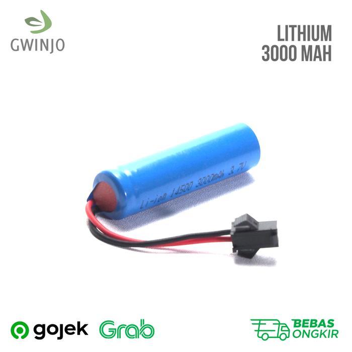 Baterai Cadangan Cas Charge Lithium Upgrade RC 14500 3000mah 3.7v