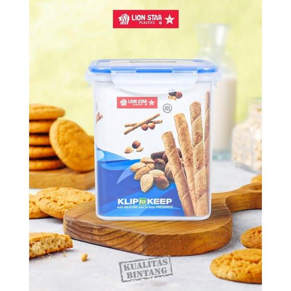 MICTON Lion Star KP-81 Klip To Keep 2203 Kotak Makan 2.8 Liter Food Container Kedap Udara BPA Free W
