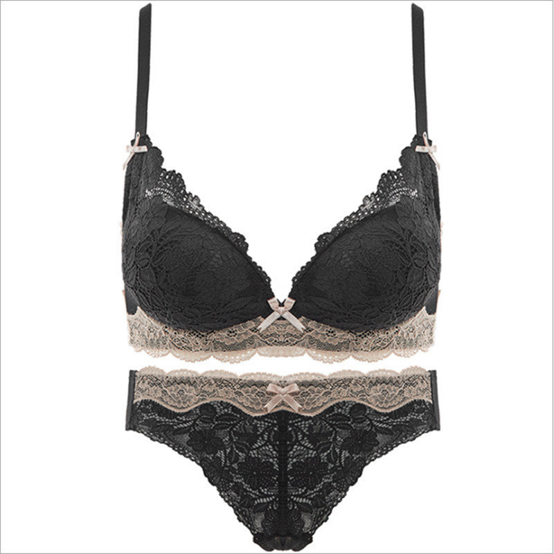 Gentle Trap COD  Bra cup segitiga seksi renda Prancis ultra tipis