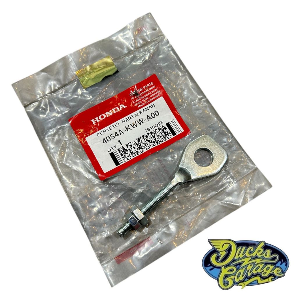 4054A-KWW-A00 Anting Penyetel Stelan Rantai Kanan Honda Revo 110 Absolute Blade Original