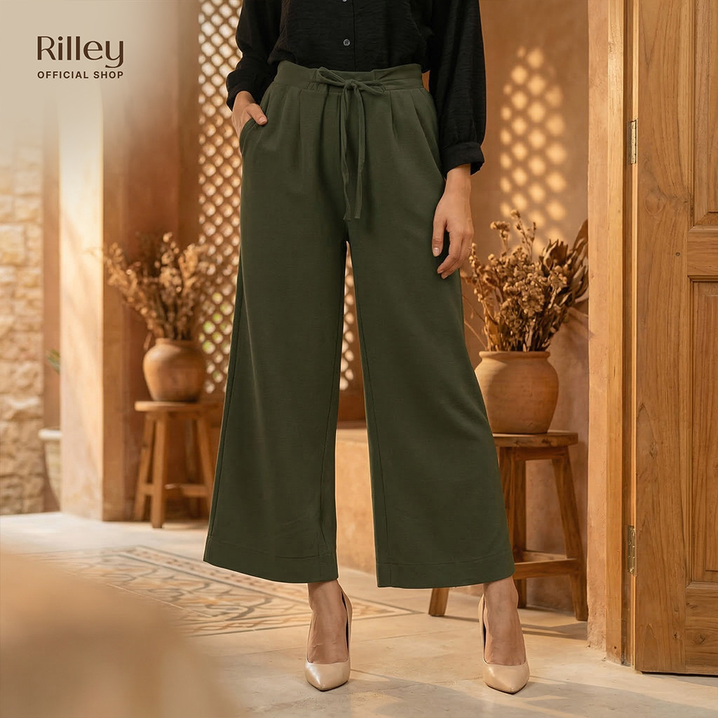 NEW RILLEY - Celana Kulot Basic Jennie