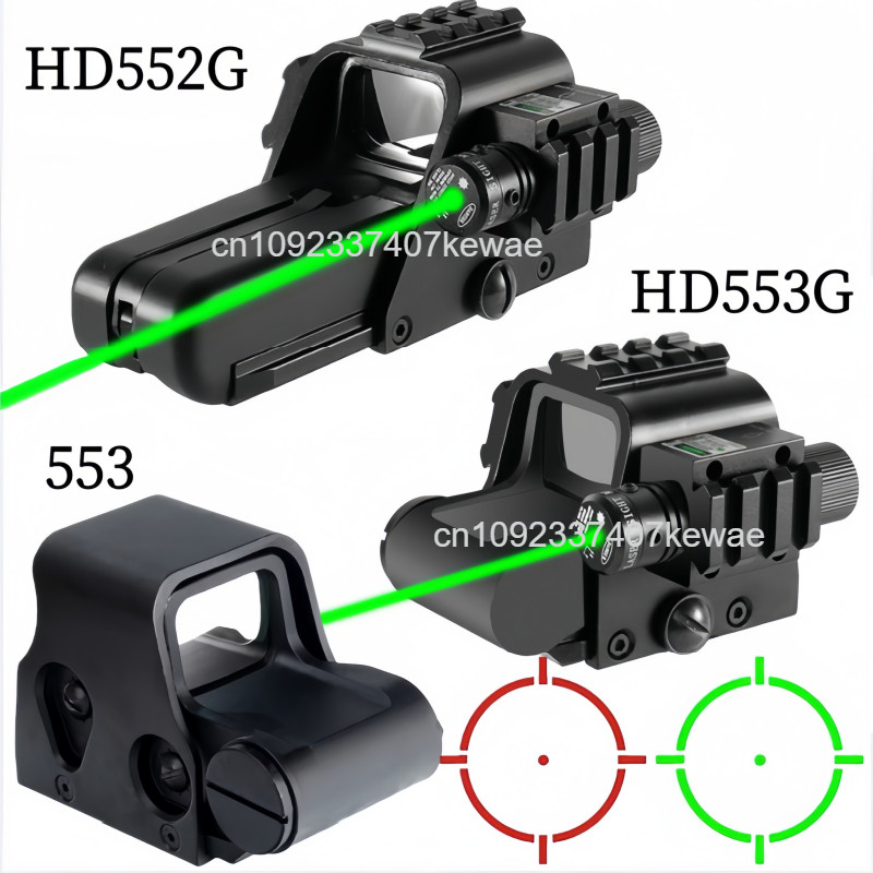 Original 553 Holographic Sight Red Dot Sight Green Red Dot Sight Optics Reflex Riflescope Hunting Sc