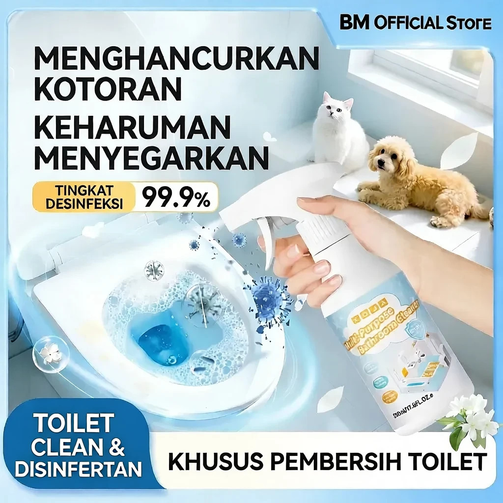 Pembersih kamar mandi Toilet Duduk Bersih & Antiseptik Pembersih WC Aroma Peach BM