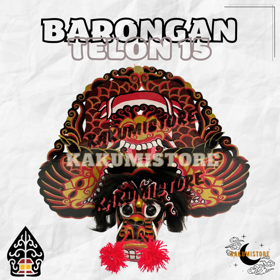 Barongan Telon 15 an Kedirian Barongan Kayu Pentas Jamang Talang KK319