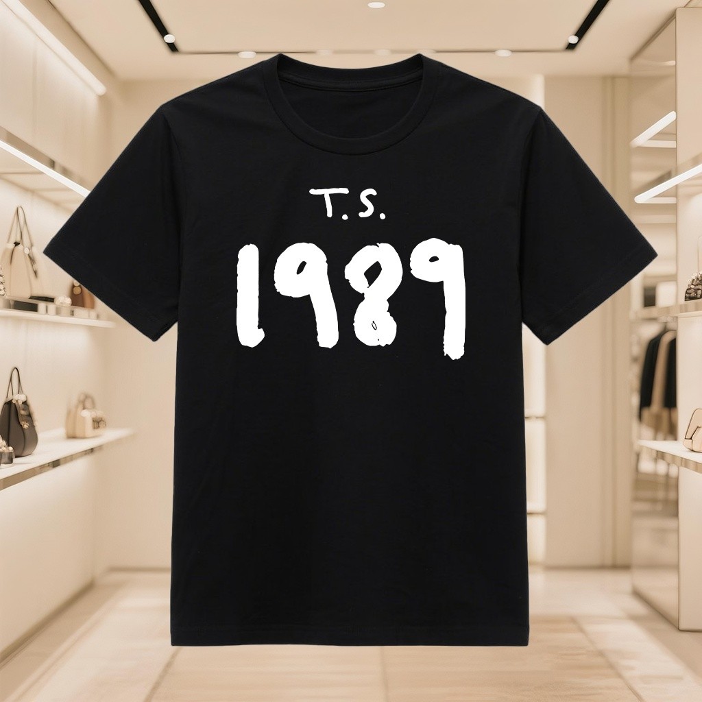 1989 TS LOKAL READY - Kaos Pria Gemuk Ukuran Besar 5XL T-Shirt Big Size Baju Gede Bahan 200g Halus A