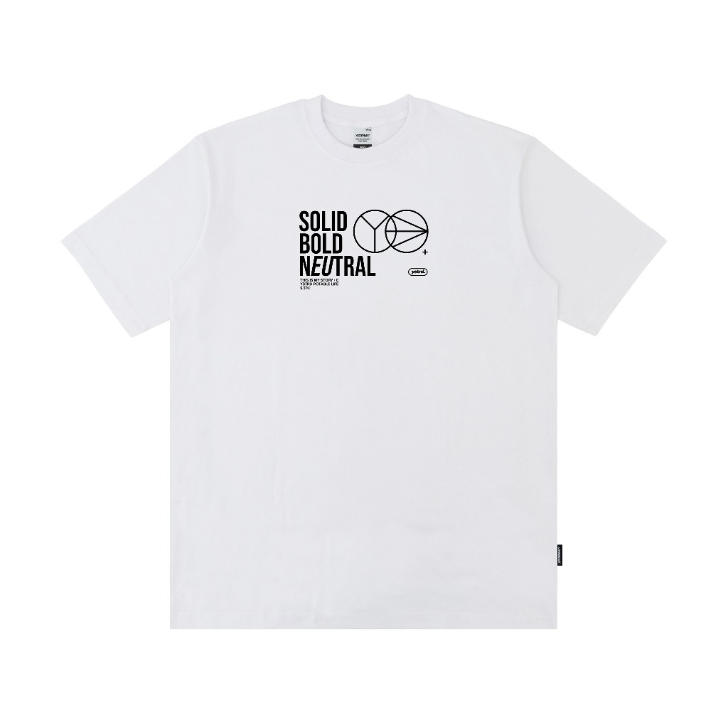 Yesterday – Baju Kaos Distro Pria Original T-Shirt Pria Cowok Keren Putih Solid Original