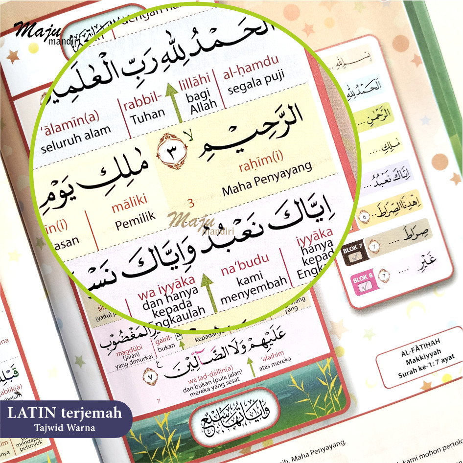 Alqosbah Hafazan Beginner Alquran Belajar Anak Mengaji Tajwid Terjemahan Perkata Latin Ukuran A5 Sed