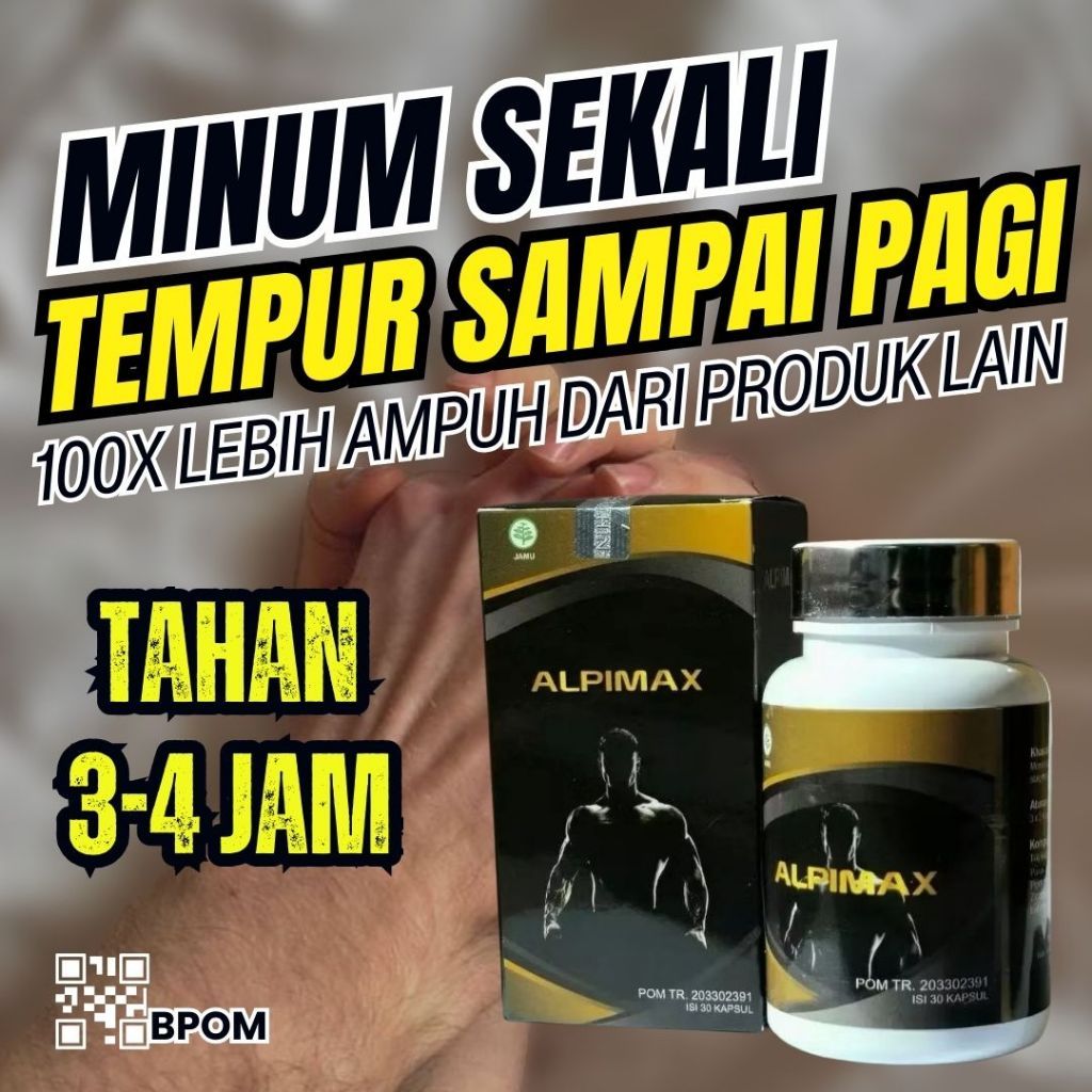 TOP 1 TERLARIS OBAT KUAT ALPIMAX BPOM original