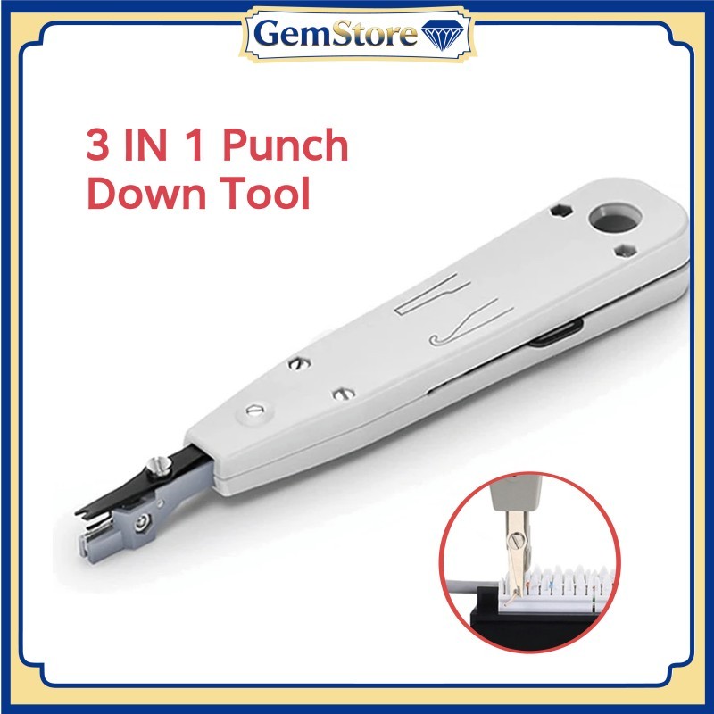 Alat Penyambung Kabel LAN Tang Krone Impact Insertion Tool Untuk Instalasi Jaringan dan Panel Kabel