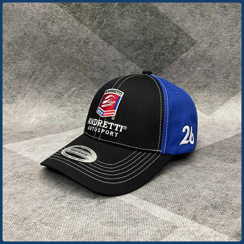 Topi Baseball Retro Formula 1 Bertepi Datar Warna Hitam dan Biru untuk Balap Mobil India, Topi Stree