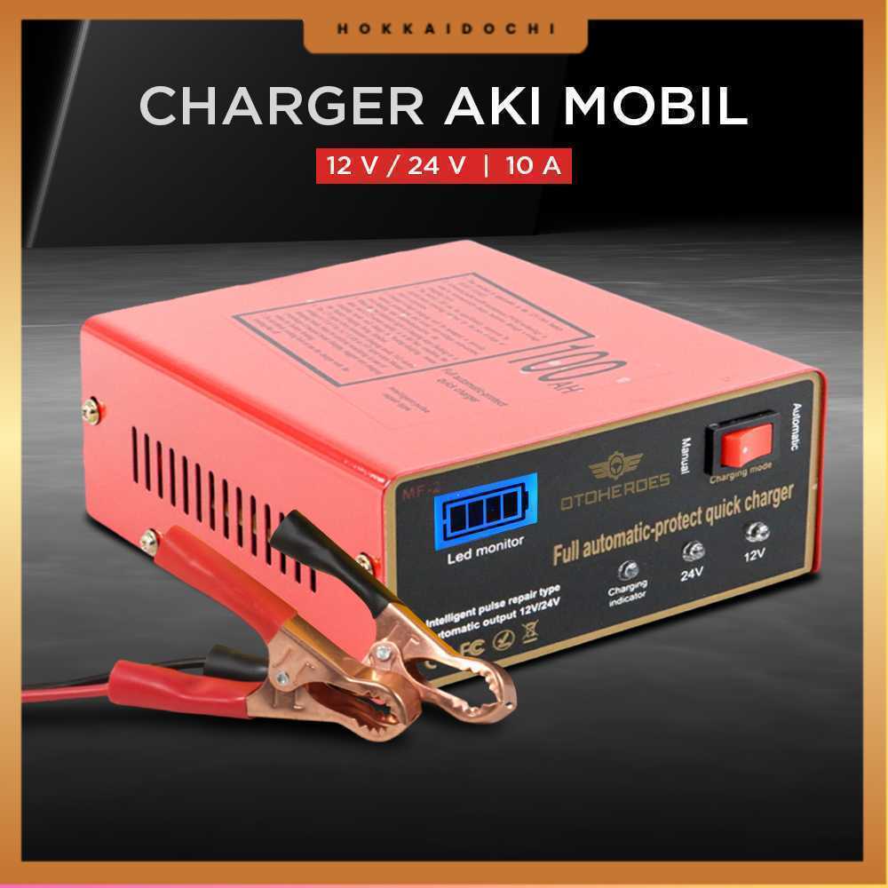OTOHEROES Charger Aki Mobil Intelligent Battery Charger 12V/24V 10A - MF-2