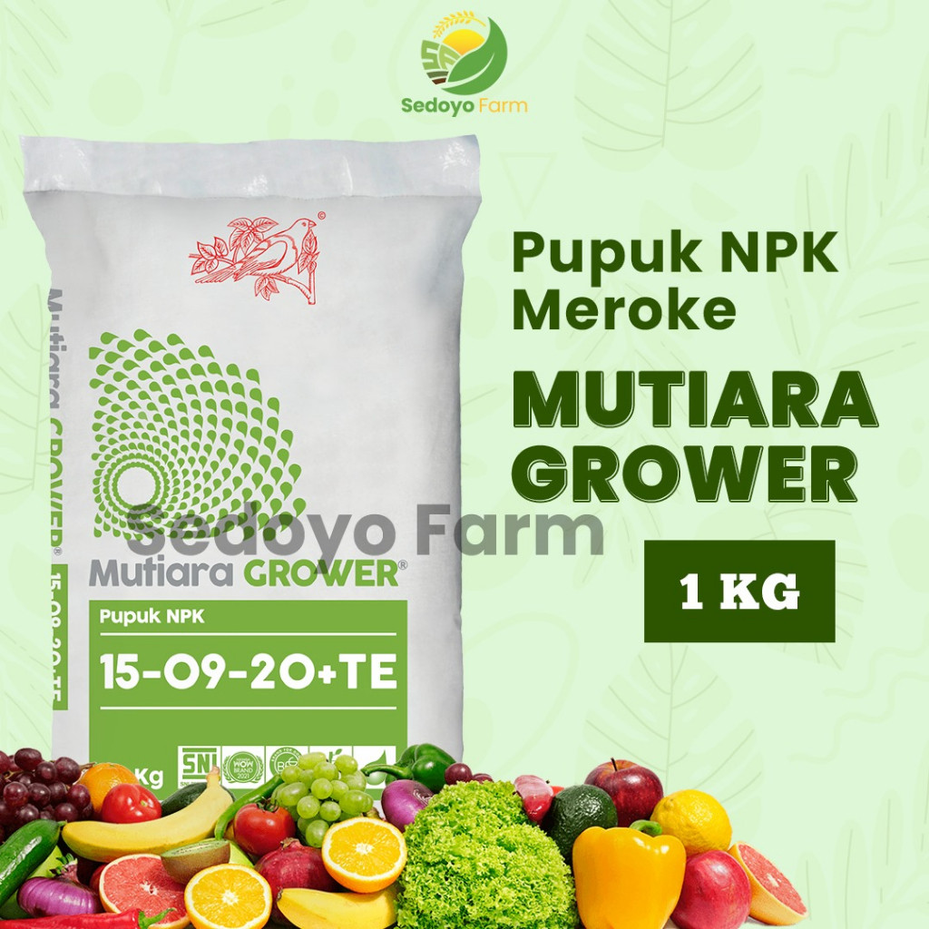 Pupuk NPK Grower 1 kg Original pabrik