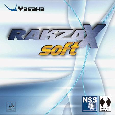 PULSIX Karet Yasaka Rakza X-Soft Rubber Tenis Meja karet Ping pong custom rakit original - Hitam